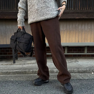 Brushed cotton pants