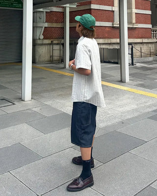 Non-Fade Carpenter Bermuda Denim