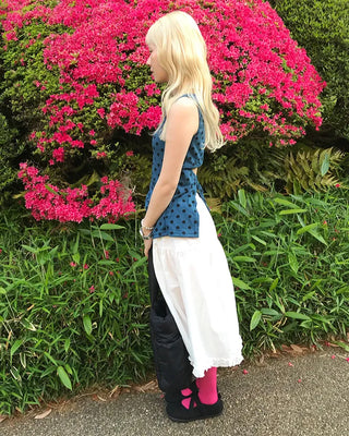 Polka Dot Round Neck Sleeveless