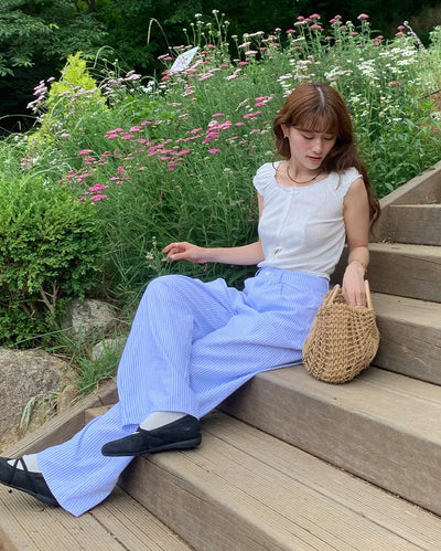 Striped Easy Pants