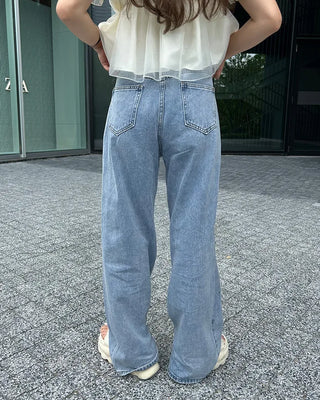 Heart Stud Denim Pants