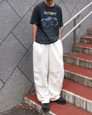 Linen balloon pants