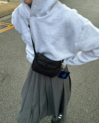 Mini quilted cross bag
