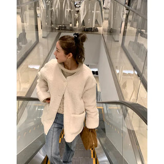 Square suede bag