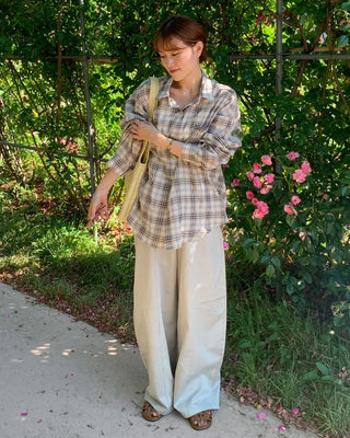 Checked overshirt