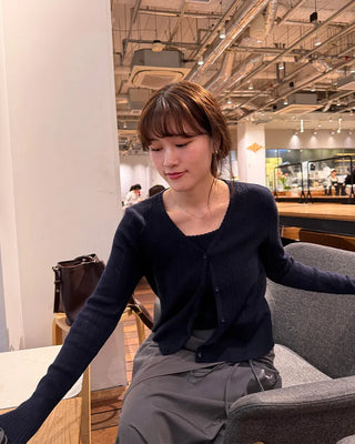 Punching knit ensemble