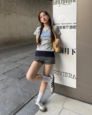 Striped shorts
