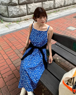 Flower Sleeveless Long Dress
