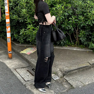 Waist Shirring T-shirt