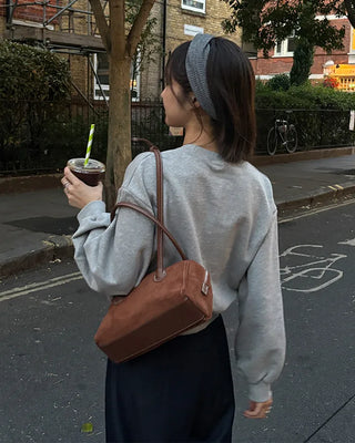 Suede Square Bag