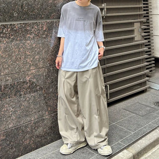 Pointed balloon fit slacks