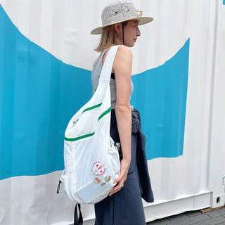 Casual zippered backpack