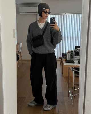 Soft V-neck sweater