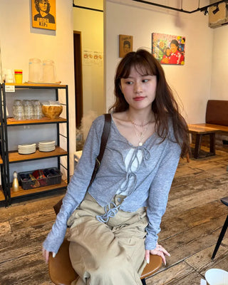 Sheer Ribbon Cardigan