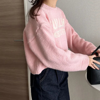 Lettering Point Knit