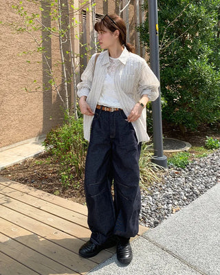 Flower sheer T-shirt