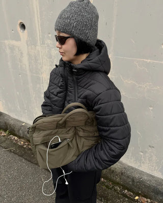 Double-zip padded jumper