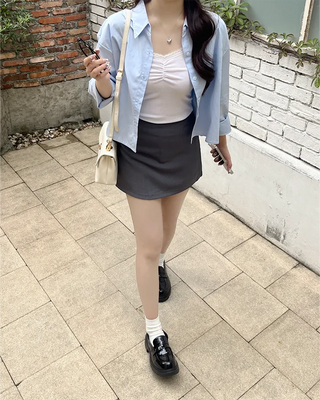 Shirred Lace Sleeveless