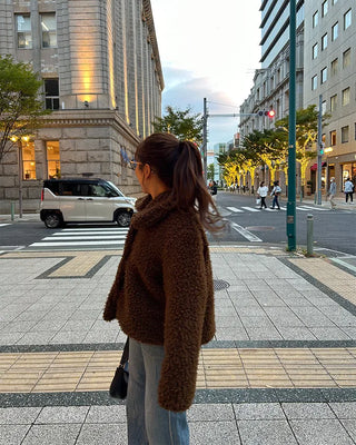 Short fur jacket