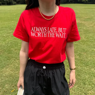 Lettering Short-Sleeved T-Shirt