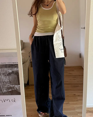 Basic Round Sleeveless