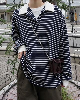 Manny Color Border Long T-Shirt