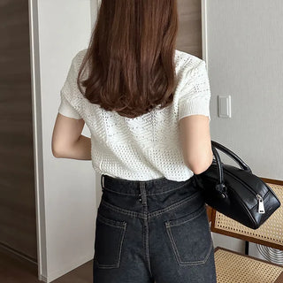 Punched Ribbon Knit