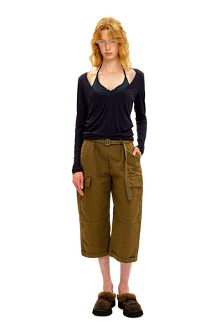 [Moromoro2] V-Neck Halter Layered Top