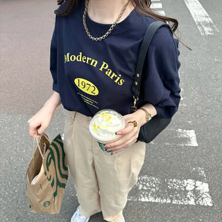 Oversized Lettering T-Shirt