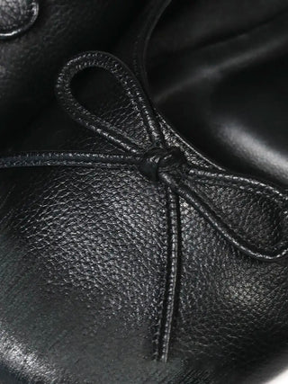 [moromoro2] Leather Ballet Flats