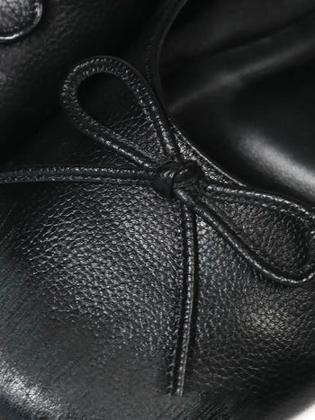[moromoro2] Leather Ballet Flats
