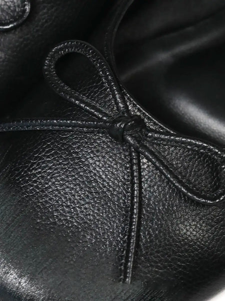 [moromoro2] Leather Ballet Flats
