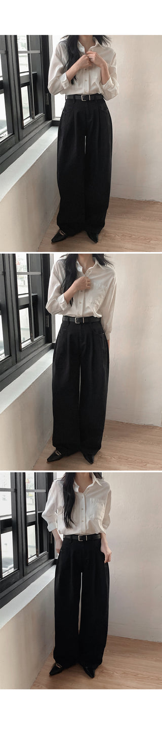 (Short/Basic/Long) (5 colors) Cotton Slacks Pants