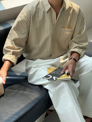 Cohen Seersucker Stripe Shirt