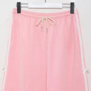 Ribbon detail jogger pants