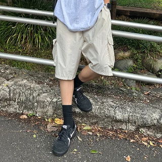 Nylon pocket shorts