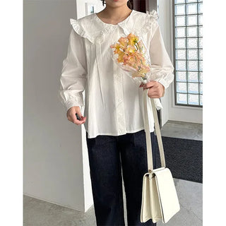 Frill collar blouse