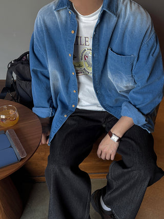 Lisbon Corduroy Washed Outshirt