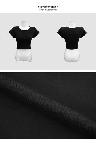 Nagrang Crop Short Sleeve T-Shirt - 3 Colors