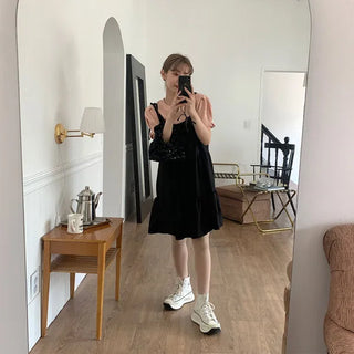 Ribbon Mini Can-Can Dress