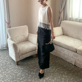 Fringe Sleeveless Knit
