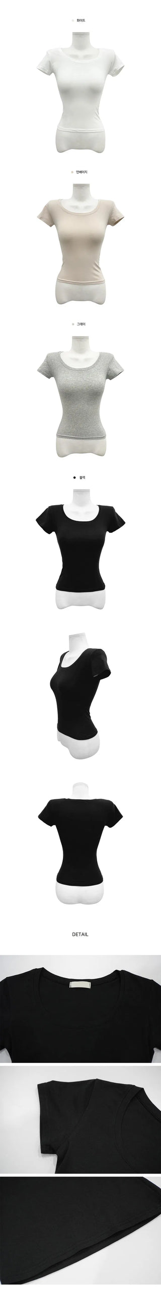 Cap sleeve slim line unisex short sleeve t-shirt