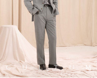 [CULTUM] Herringbone Brushed Flannel Suit Set