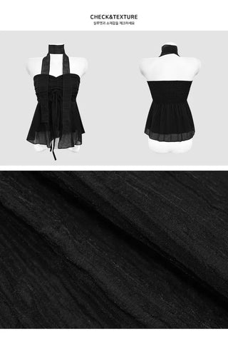 Mod Frill Top Blouse - 4 Colors