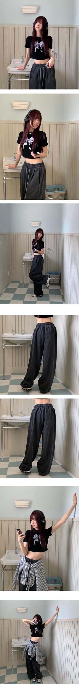 Overlong Pigment Two-Way Training Pants - 5 Colors