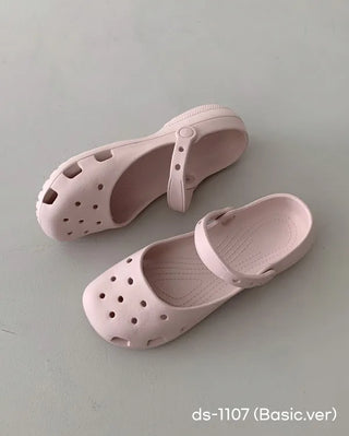 Mary Jane ballet clogs, flat sandals, slippers, mules, aqua shoes