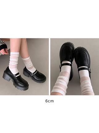 (3cm/6cm) Strap Loafers