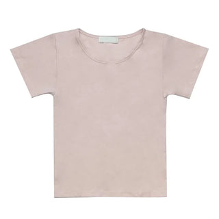 (9 colors) Basic stretch short-sleeved T-shirt