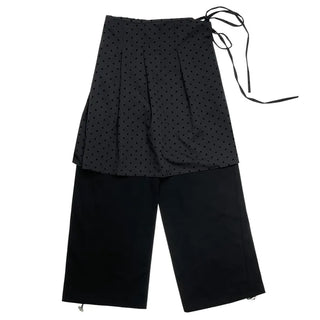 Dot wrap pants