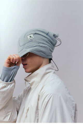 [Monterest] Fleece Beanie with Dual Track Drawstring